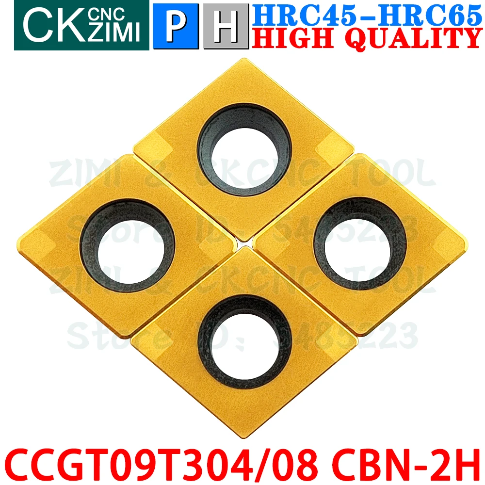 CCGT09T304 CBN CCGT09T308 CBN 2H Boron Nitride Inserts Turning Inserts Tools CCGT CNC Metal Lathe Tools For High Hardness Steel
