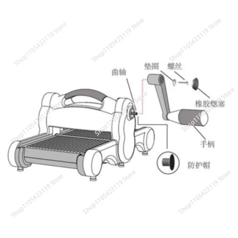 Shot Plus Manual Die Cutting Machine, Big Size, A4 Size view 4