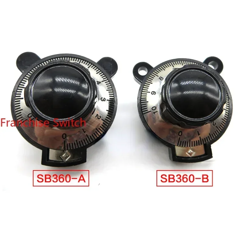 5PCS Graduation Cap Linear Digital Knob   Dial SB360 Potentiometer Hole Diameter 6MM