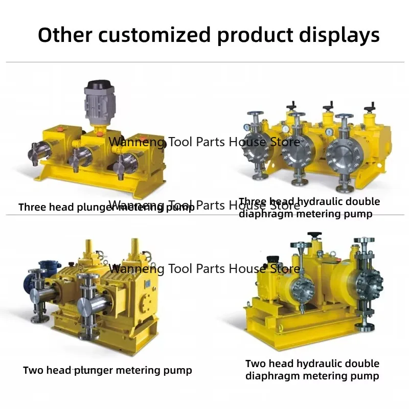 Stainless Steel Hydraulic Diaphragm Dosing Pump, Precision Metering Pump, Large Flow 