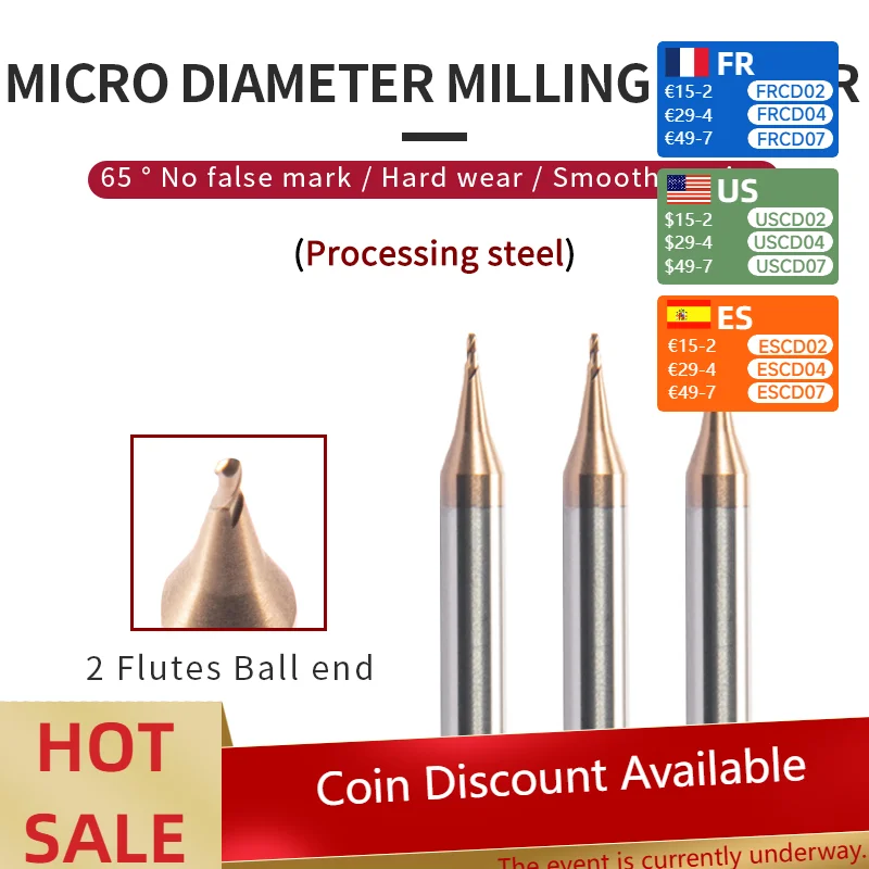 HRC65 2F For Steel …