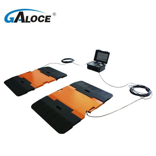 GPWA02 Pesadora de ruedas pesadas Báscula de pesaje para automóvil de 20 toneladas