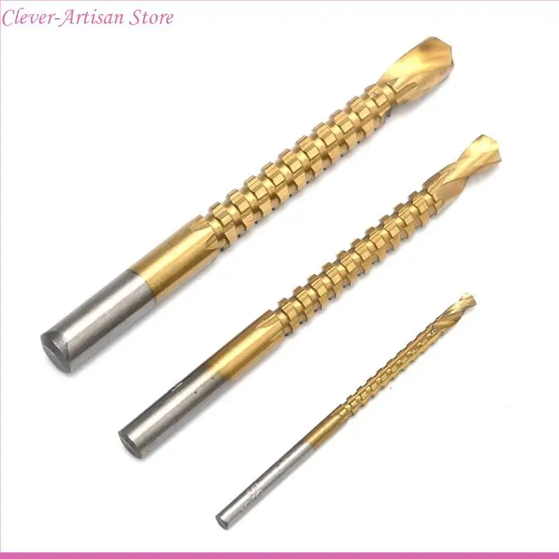 E06B Triangular Shank thẳng rãnh BITS BITS Thrills Bit Set lỗ khoan dụng cụ khoan chống ăn mòn
