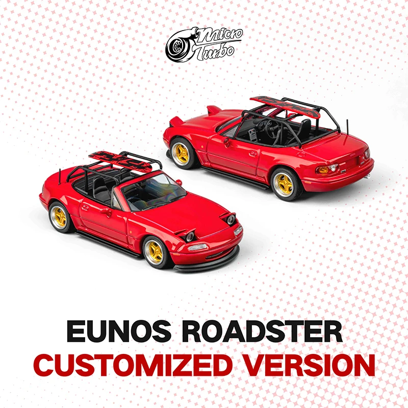 

MT 1:64 MX5 Eunos NA Miata Customized Camper Version Diecast Diorama Car Model Collection Toys MicroTurbo