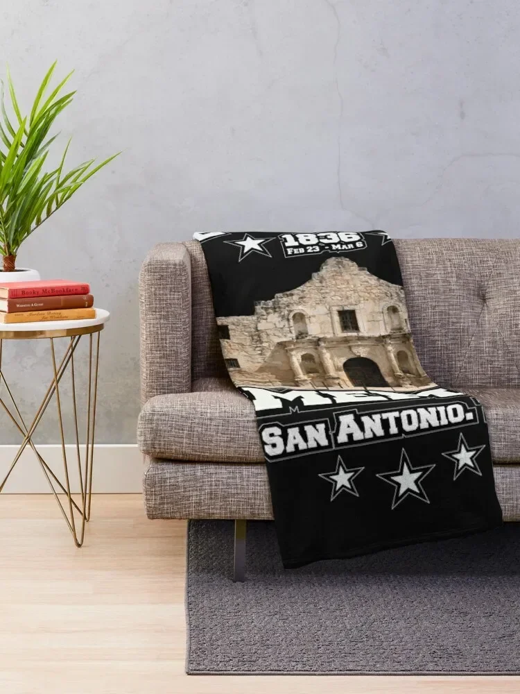 Remember The Alamo San Antonio Texas Throw Blanket Flannels For Decorative Sofa Blankets For Bed for babies Blankets