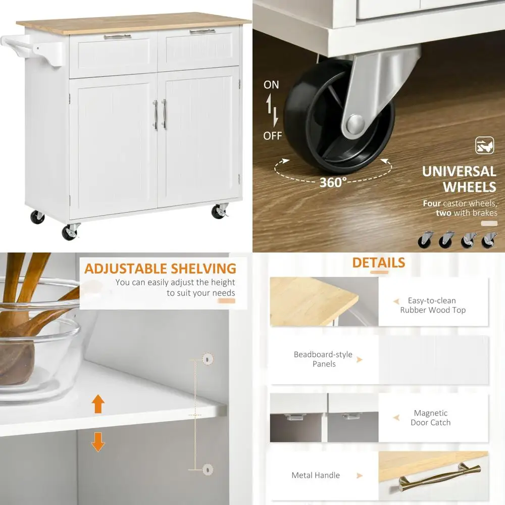 White Rolling Kitch…