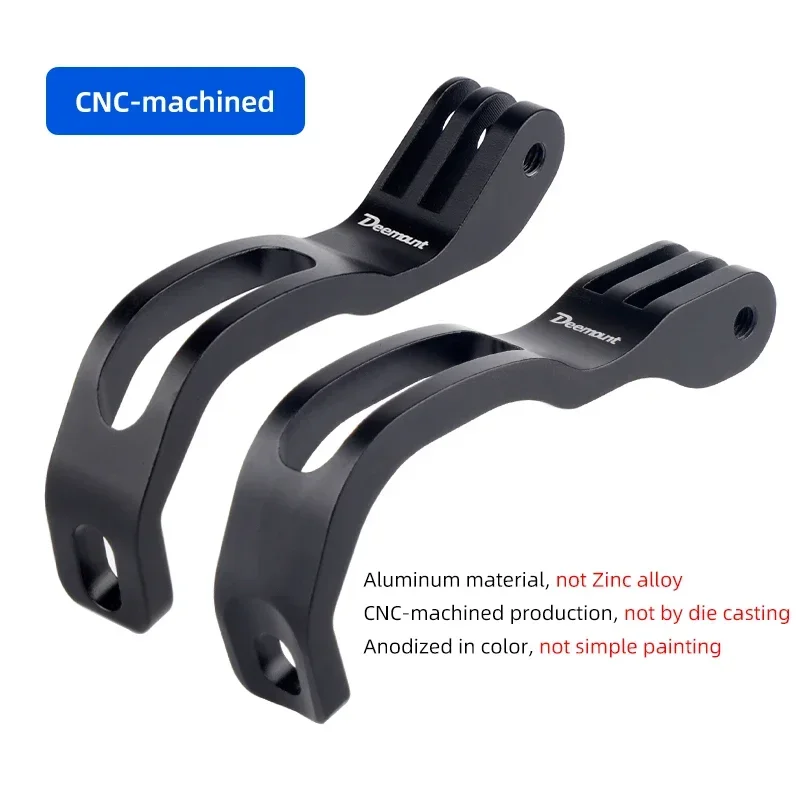 Front Light Stand Rack Bicycle Fork Mount CNC-machined Camera Holder Fits Gopro Interface Brompton MTB Folding Bike Accessories