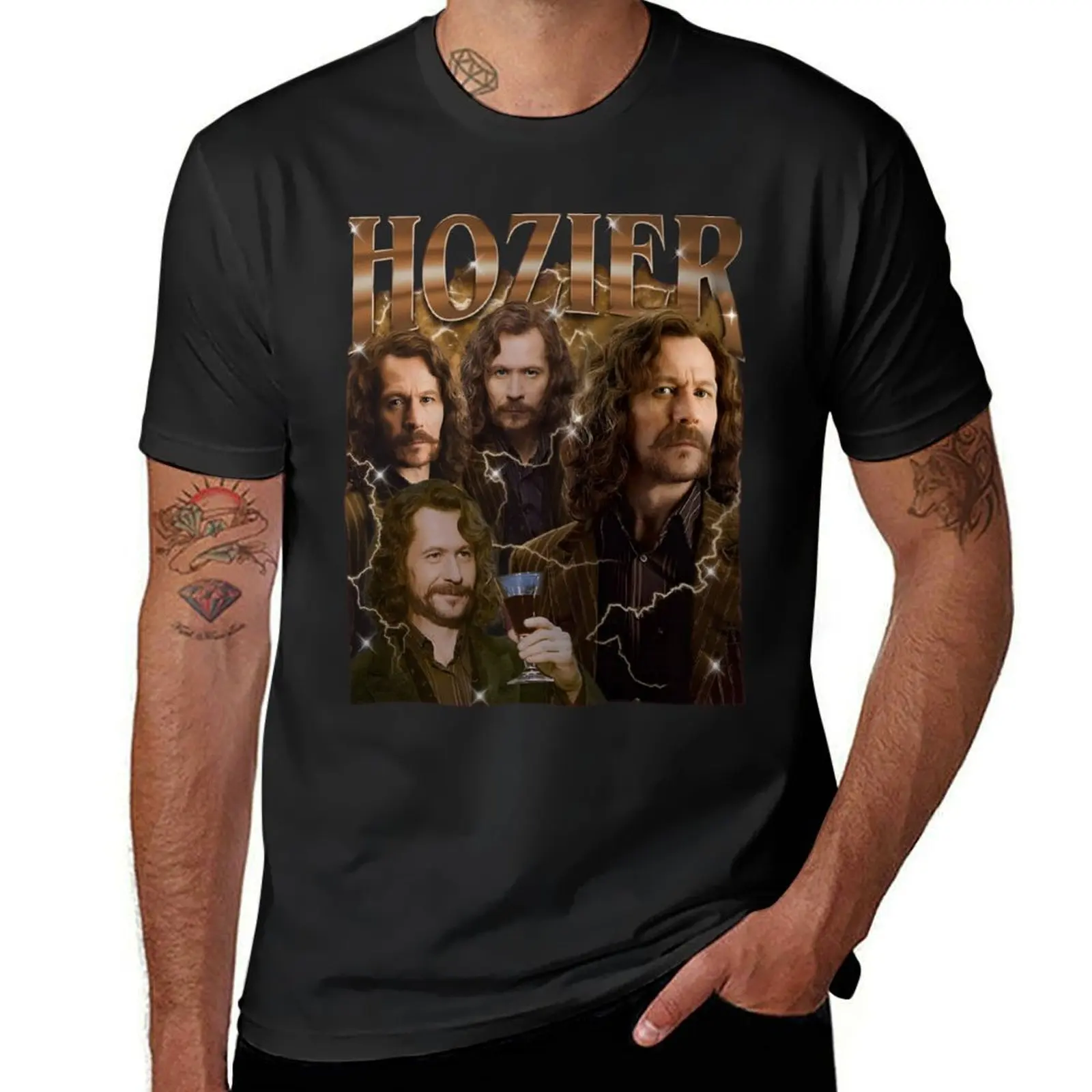 Hozier Funny Meme Shirt, Sirius Black Vintage Shirt T-Shirt kawaii clothes customizeds Men's t-shirt