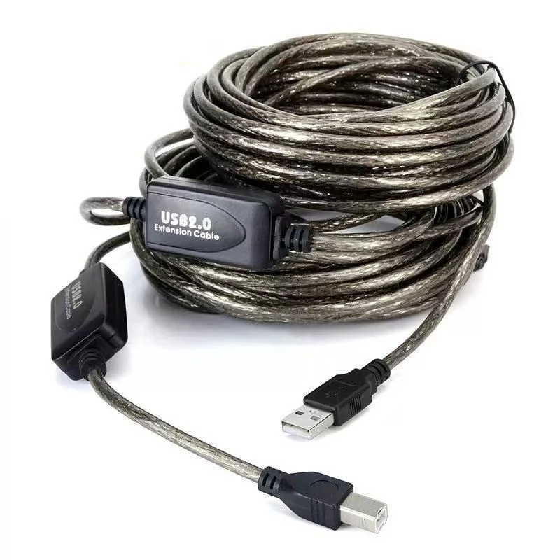 USB2.0 Extension Cable Male to Female Built-in Signal Chip 5m 10m 15m 20m USB Active Extender Cord