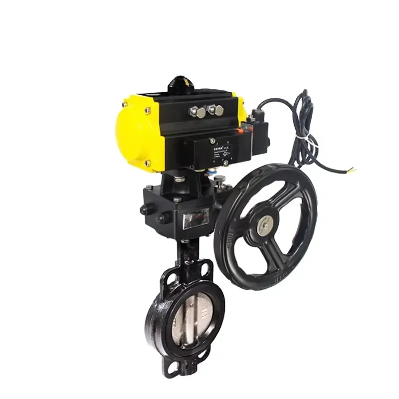 

COVNA 90-Day Window Extended Stem Spring Returned Pneumatic UPVC Butterfly Valve Air Actuated Butterfly Valve EPDM Seat