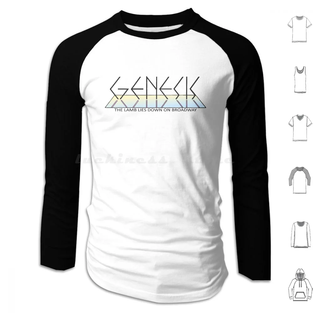 Genesis : The Lies Down On Broadway Hoodie Cotton Long Sleeve Genesis Genesis Band Lies Down On Broadway 70s Prog Progressive