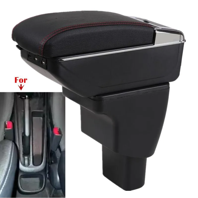 Car Armrest For Hyundai I10 Armrest Box For Hyundai I10 Center Storage Box with USB Port Interior Retrofit Parts Car Accessories