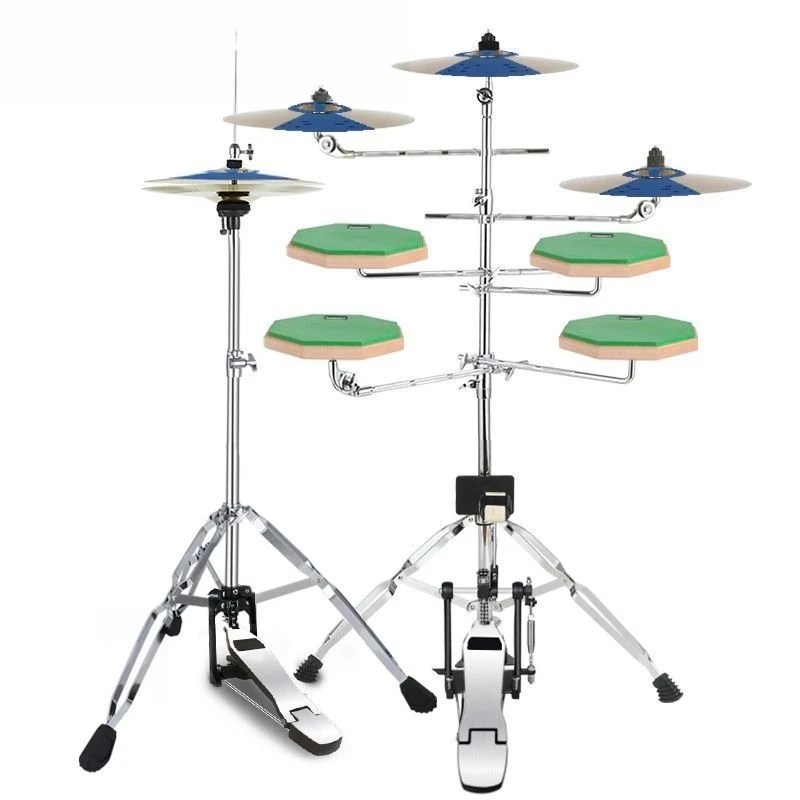 Drumstick set Drum set Five drum set Drumstick pad Practitioner Jazz drum Percussion board Step on the cymbal kick drum Step