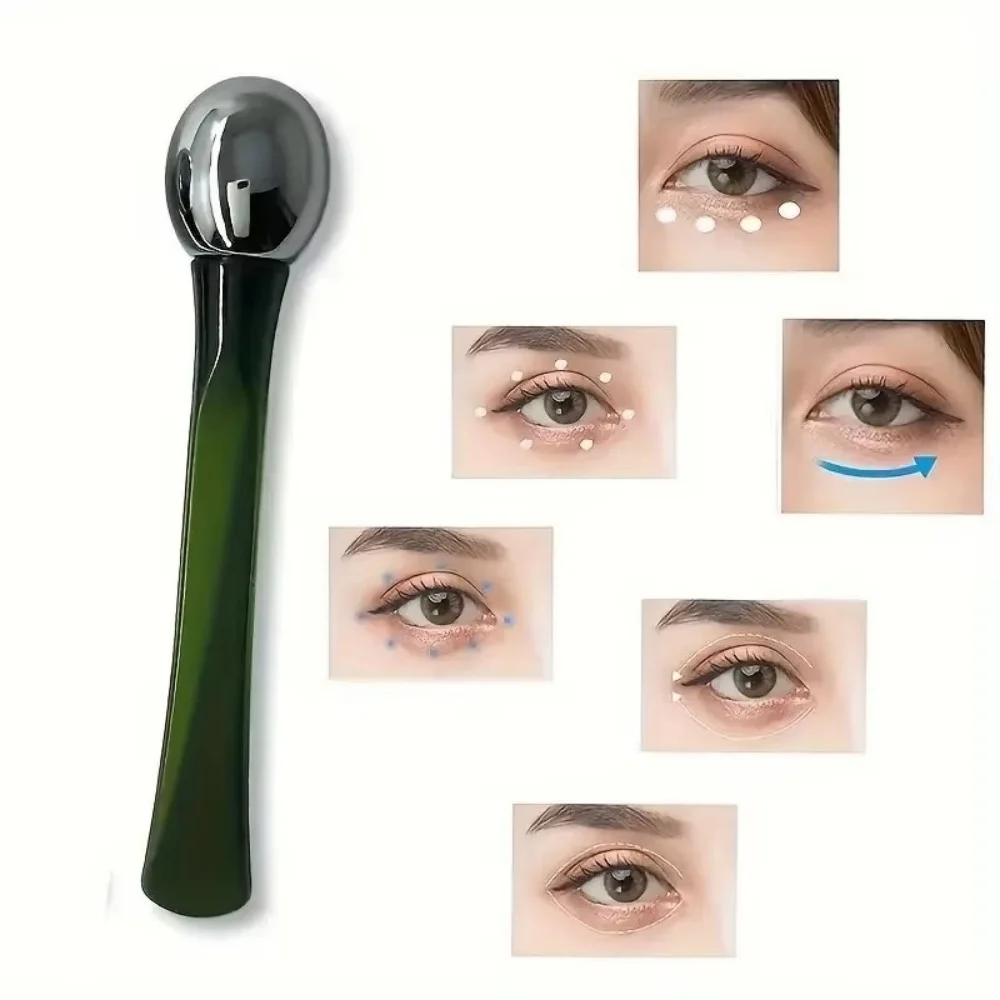 1Pc Alloy Eye Roller Massage Stick Eye Cream Applicator Cosmetic Spatula Anti Wrinkle Dark Circles Facial Skin Care Tool