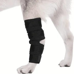 1pc Pet Protective Gear, Dog Leg Protectors Dog Knee Protectors, Elbow Protectors,  Medical Anti Licking Fixed Recovery Straps