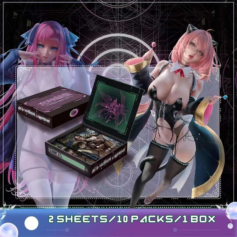 

Коллекция карт Goddess Story ACG-редкая коробка-бустер, детские игровые карты для хобби, подарок на день рождения, настольные игрушки