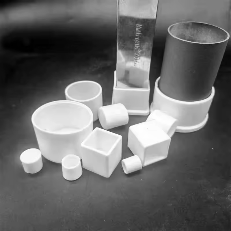 4-30Pcs PVC White Furniture Table Foot Tip Chairs Legs Pad Protector Cover Round/Square Pipe Plug Lid Tube Hole Protection Cap - Image 3