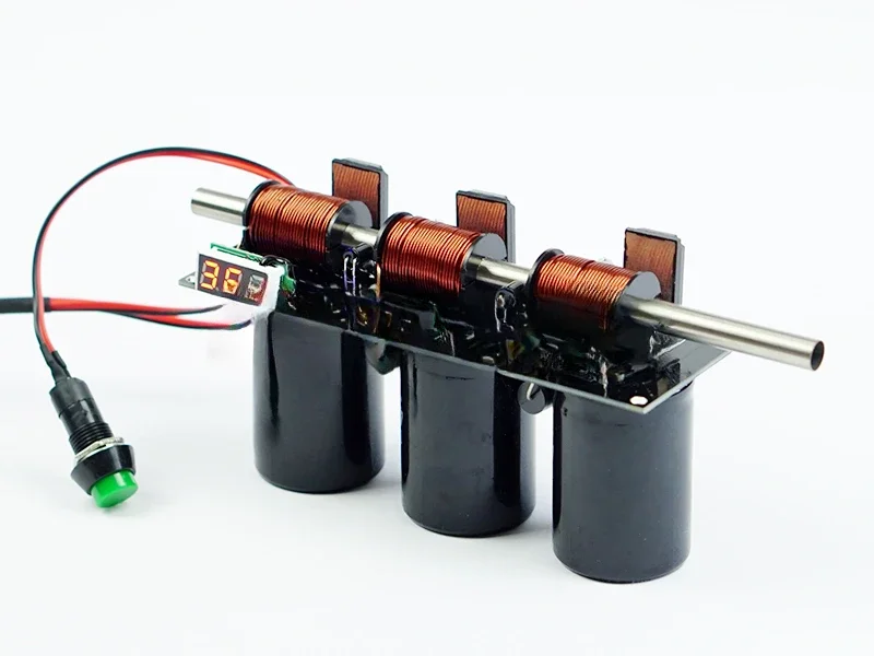 A simple multi-stage DIY Coil Gun Kit for high-voltage integrated electromagnetic gun