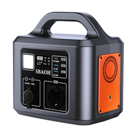 SBAOH 600W Portable Power Station, 538.7Wh Battery, Solar Generator, For Home Backup, Emergency (No Solar Panel)