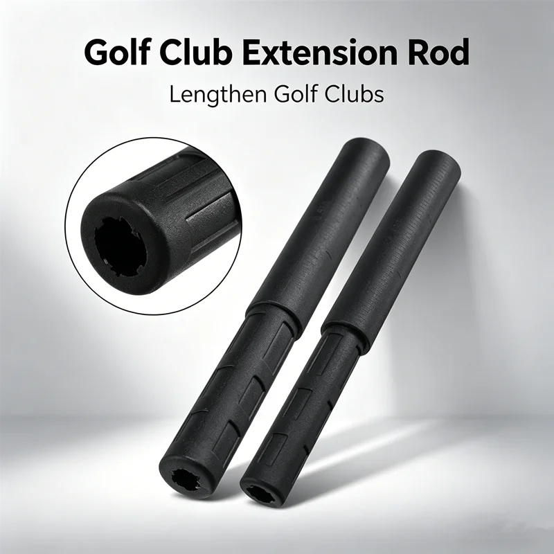3pc Golf club shaft extension rod Spiral TIP Golf Shaft Extension Lightweight Design Adjustable Length up to 2 Inches