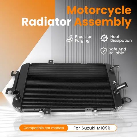 スズキ M109R VZR1800 ブールバード 1800 2006-2024用 モーターサイクル ウォータークーラー クーラント冷却ラジエーター エンジン冷却ラジエーター