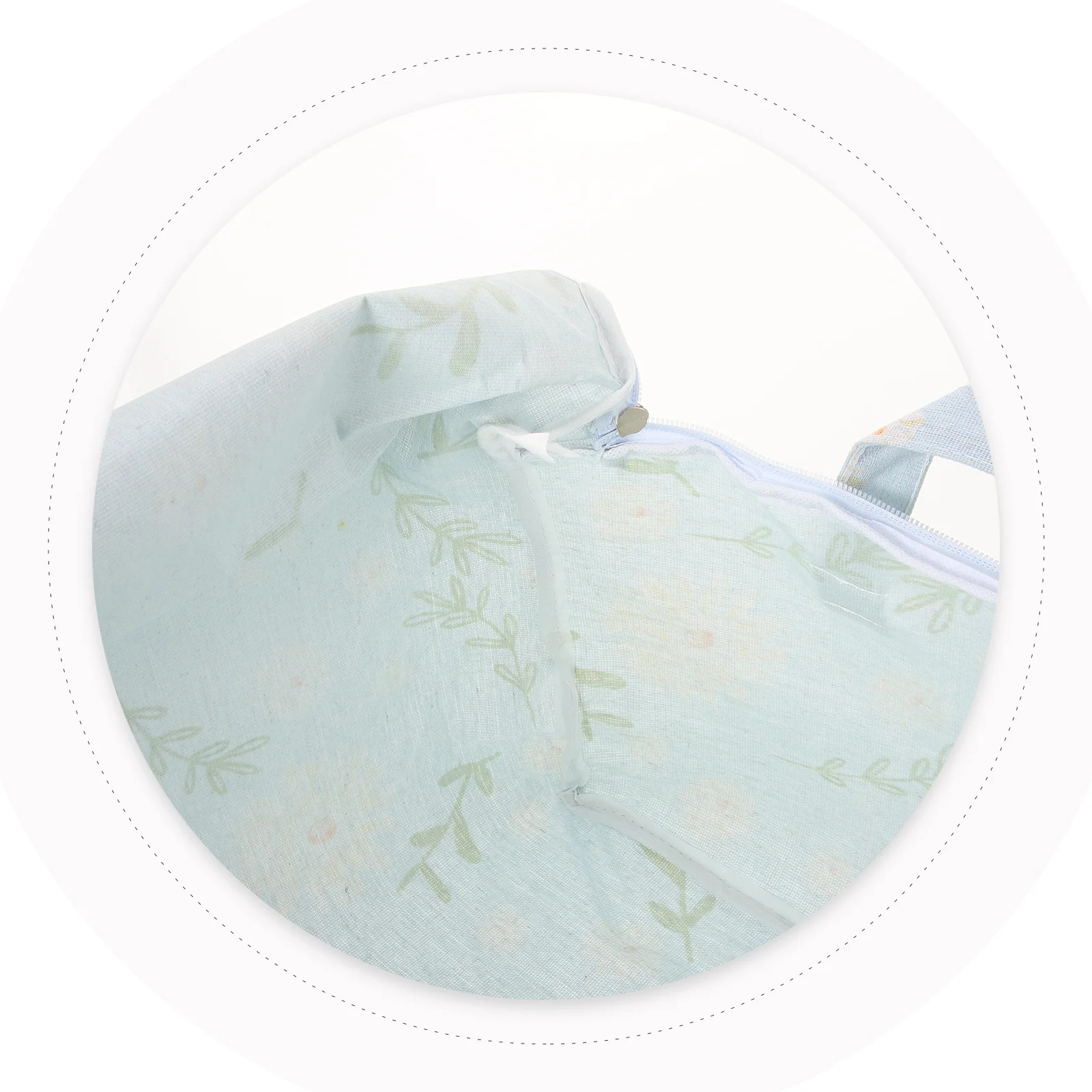 

Large Quilt Storage Bag Cotton Material Heavy Duty Zipper Closure for Home Travel Moving Organization Comforter Storage Bag