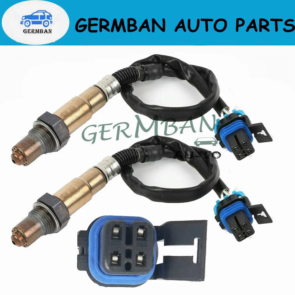 

2pcs 250-24773 O2 Oxygen Sensor Front + Rear For 2013-2018 Acadia ATS Camaro Canyon Caprice Chevrolet Traverse V6 3.6L 25024773