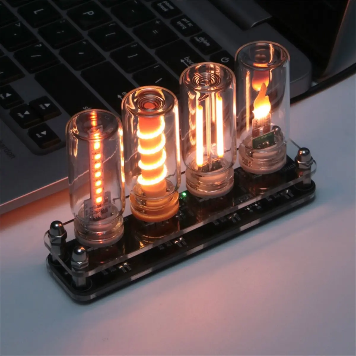 618 Mega Sale 4-Port USB Hub Power Supply 1-to-4 Type-C Power 5V Delivery Transparent Case Desktop Accessory External Laptops
