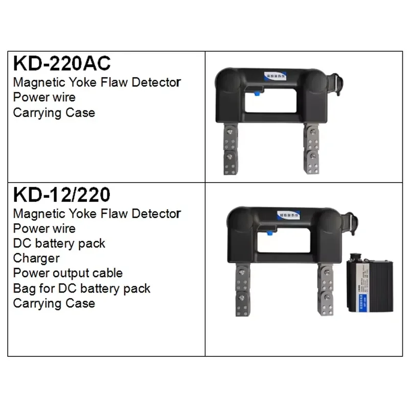 AC Yoke Magnetic Particle Flaw Detector NDT Testing Equipment for Surface Crack Detection Industrial Metal Inspection Tool