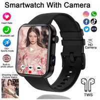 Smart Watch Men Women with Camera Video Player Heart Rate 1.9\