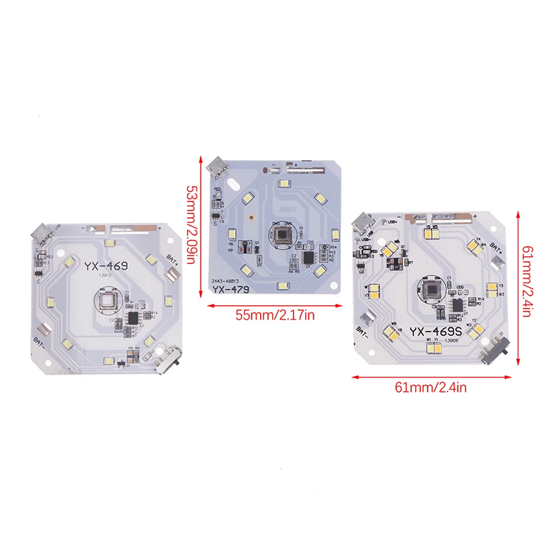 PIR Motion Sensor Human Body IR Infrared Induction Night Light LED Board Charge Recharge Night Lamp Control Module