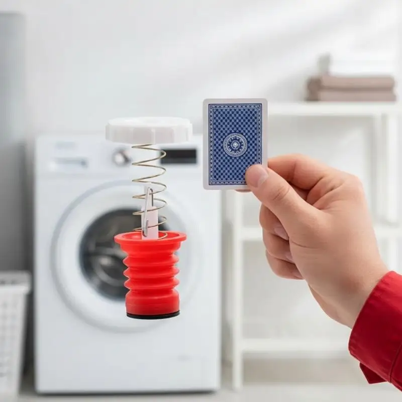 New 1 Set Washing Machine Drain Valve Rubber Packing With Spring And Pull Rod For Washer Repair Replacement