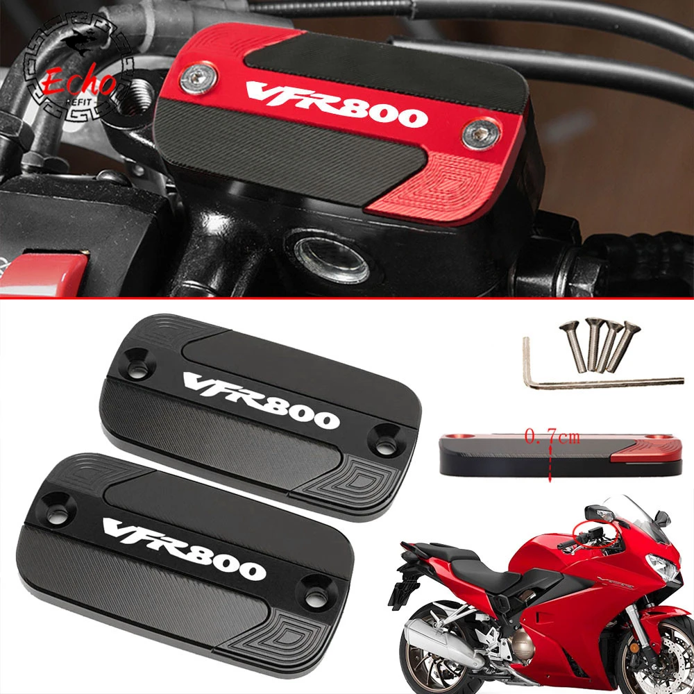 

For HONDA VFR 800 VFR800 VFR800X VFR800F High Quality Motorcycle Accessories Front Brake Cylinder Fluid Reservoir Cover Tank Cap