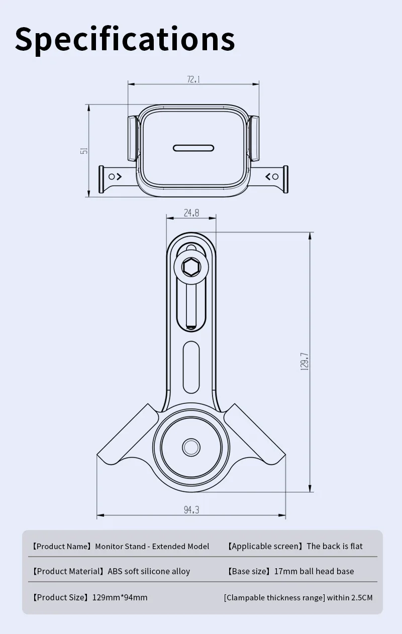 Multifunktionale Legierungs-Autotelefonhalterung Universelle Armaturenbrett-Navigationshalterung für Neue Energiefahrzeuge Schadensfreie Installation – Detail 29