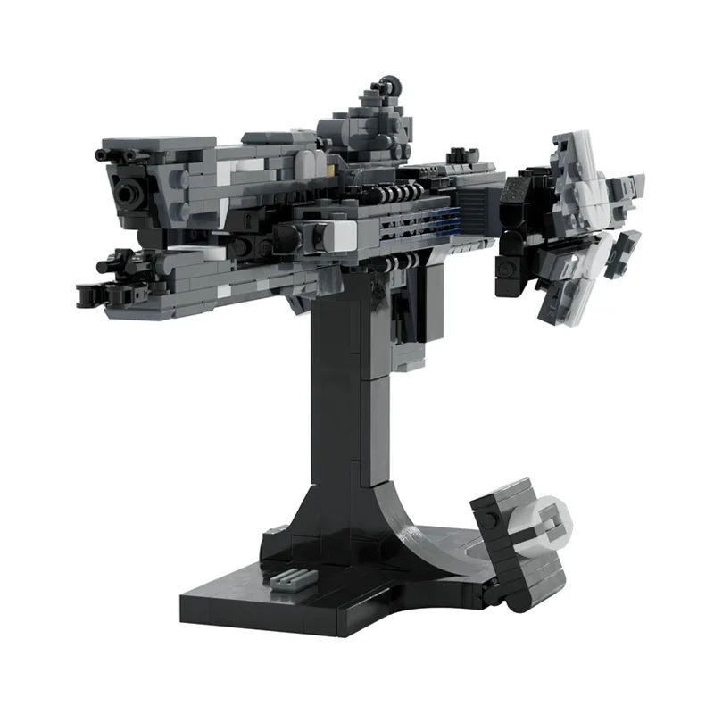 584PCS beliebte spiel modell MOC bausteine militär raumschiff modulare technologie geschenk urlaub montage kinder spielzeug set