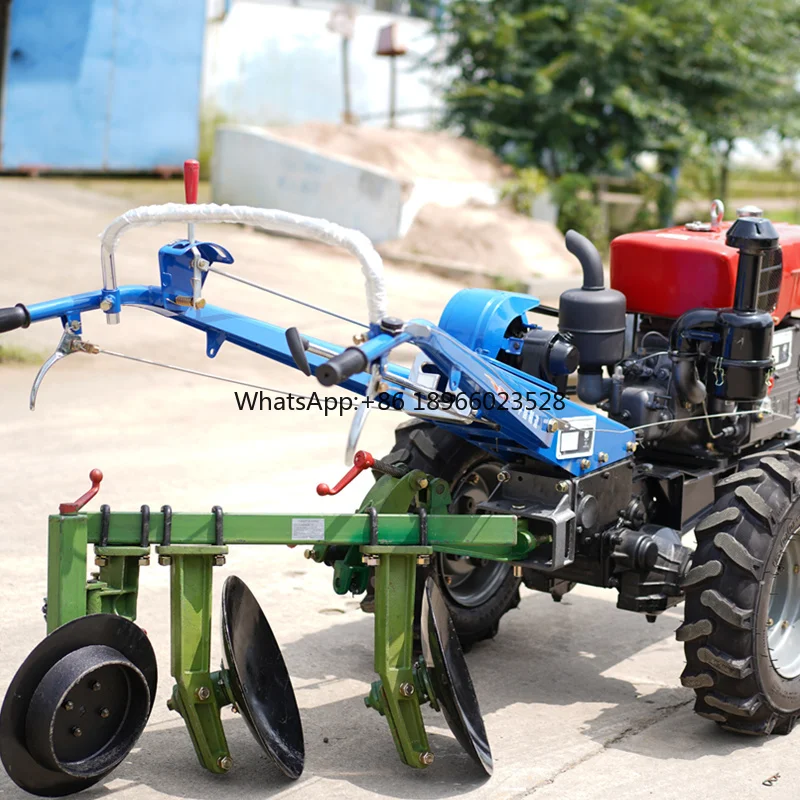 8-22hp walking tractor matched good quality heavy duty 2 discs plough disk plow for sale