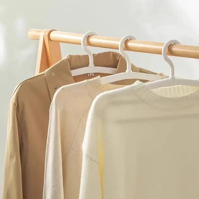 

1pc Extendable Plastic Clothes Hanger with Bra Holder | Multi-Functional Closet Storage Hook for Towels | Coats and Lingerie