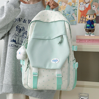 New Cute Style Women's Casual Backpack With Large Capacity, Simple And Trendy Design, Suitable For Travel, Commuting, And School
