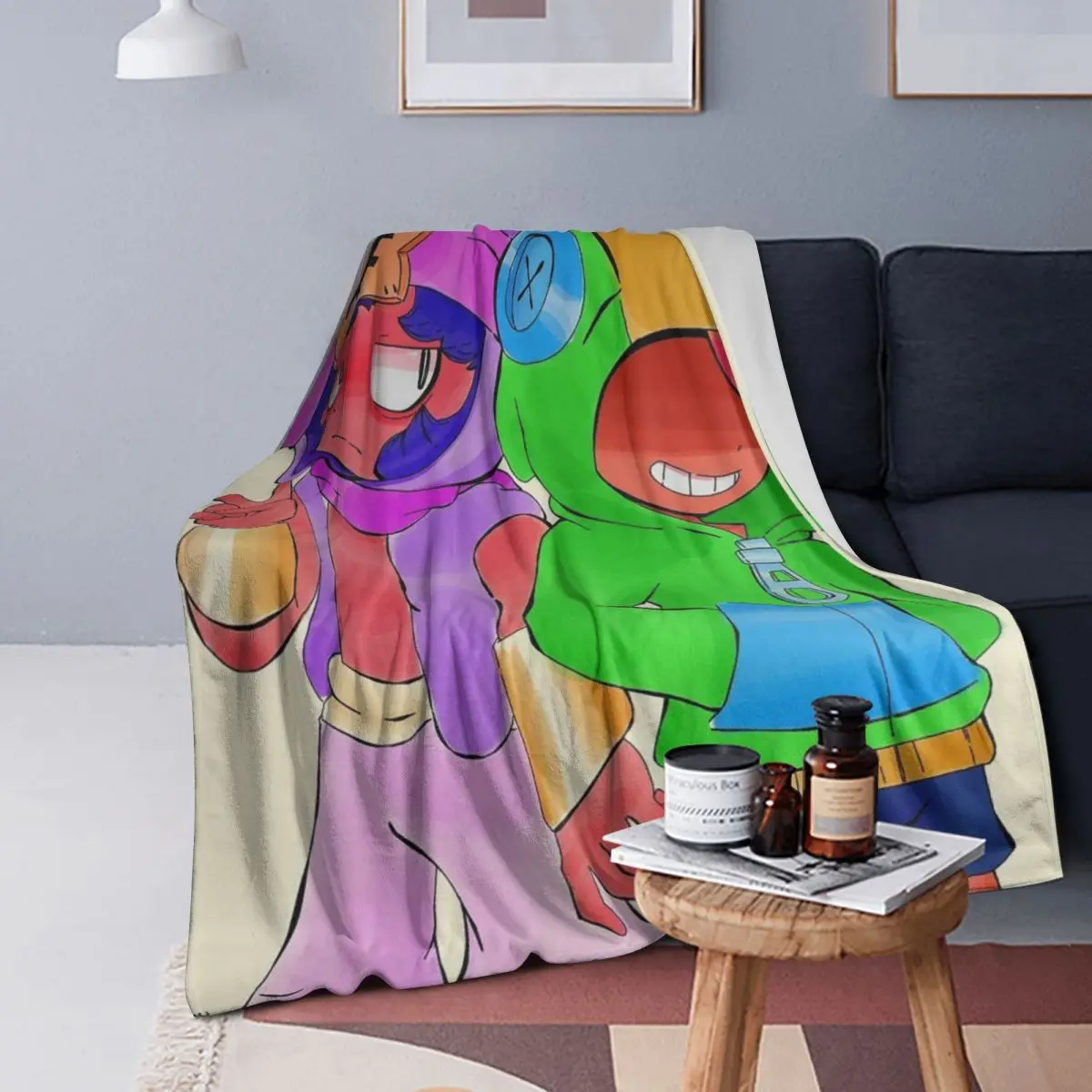 

Sleepy Sandy Leon Spike Blankets Soft Warm Flannel Throw Blanket Bedding for Bed Living room Picnic Travel Home Couch