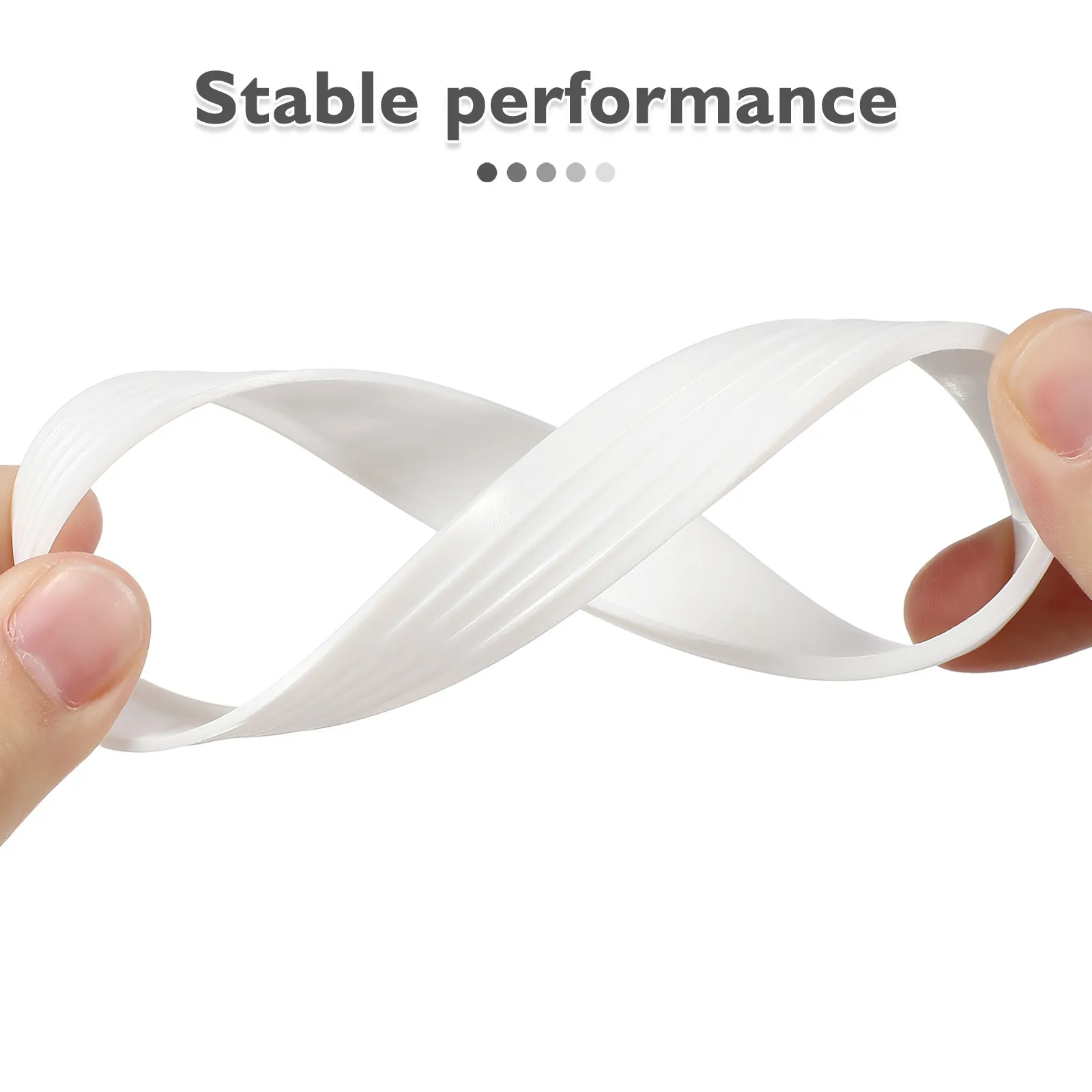 6pcs White Golf Hole Cup Rings for Practice