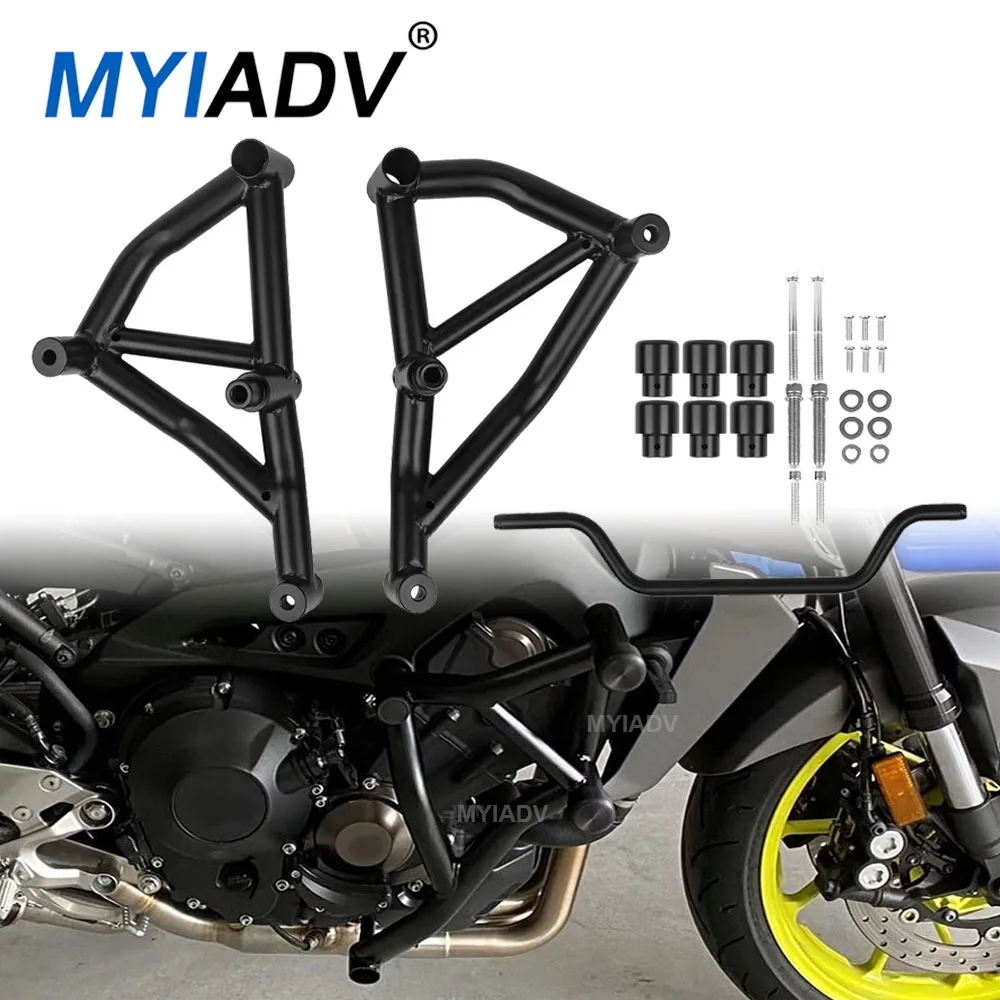 

Motorcycle Engine Guard Crash Bar For Yamaha MT-09 2021 2022 2023 2024 MT09 SP FZ09 FZ MT 09 Frame Protector Bumper Accessories