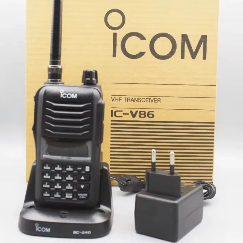 2025 رائجة البيع IC-V86 عالية الطاقة VHF 136-174 MhzTwo Way راديو لاسلكي تخاطب 15 كجم الاتصالات