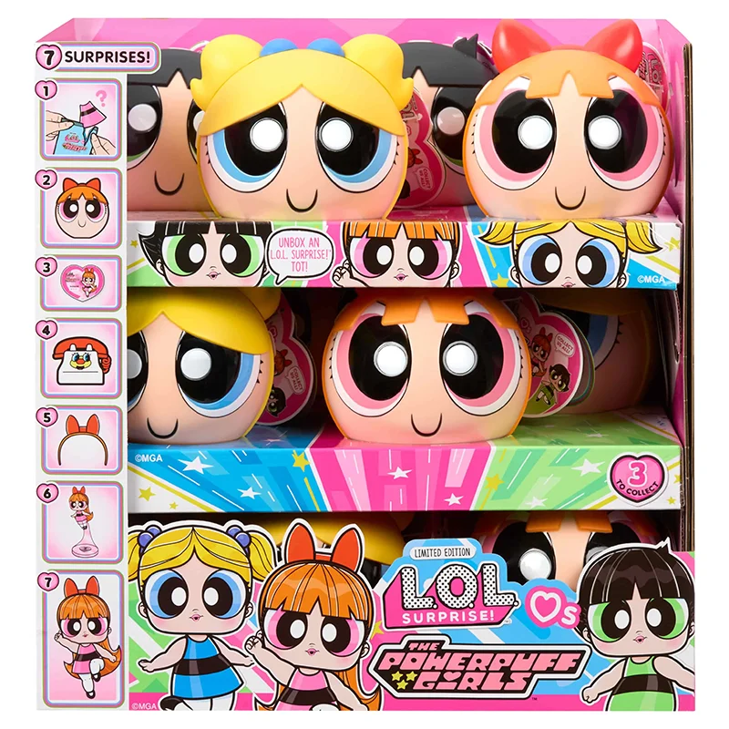 MGA L.O.L. Surprise Loves Powerpuff Girls Tots Assortiment in PDQ Blind Box Leuk Speelgoed Verjaardagscadeaus