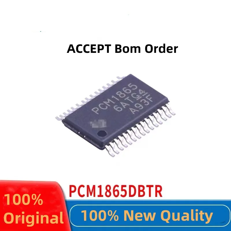 2-10Pcs 100% New Original PCM3060PWR PCM3060 TSSOP28 PCM1865DBTR PCM1865 TSSOP30 Brand new original chips ic