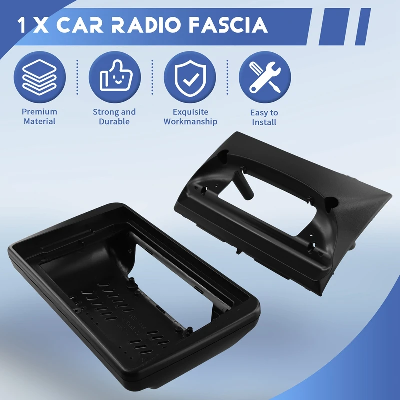 Car Frame Fascia Adapter Android Radio Dash Fitting Panel Kit For Dodge Nitro