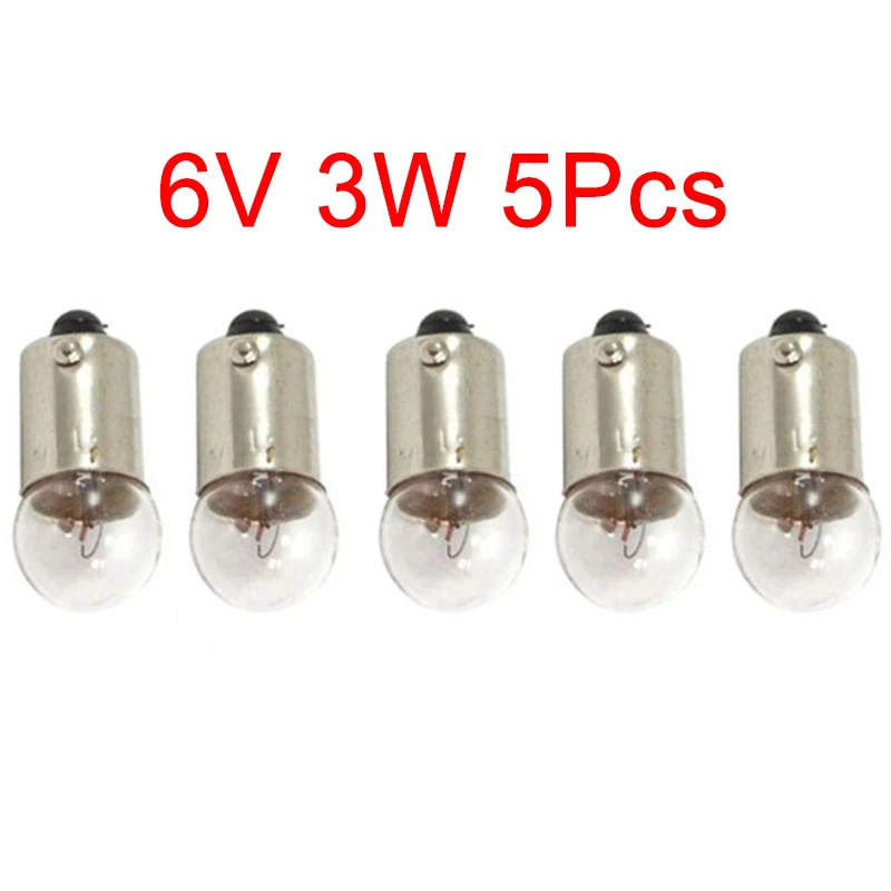 5/10 Pcs 6V 3W For Honda ATC90 CT90 C70 CA175 CB100 CB125 CL100 CT110 Speedo Meter Bulbs Motorcycle Speedometer Led Lights Bulb