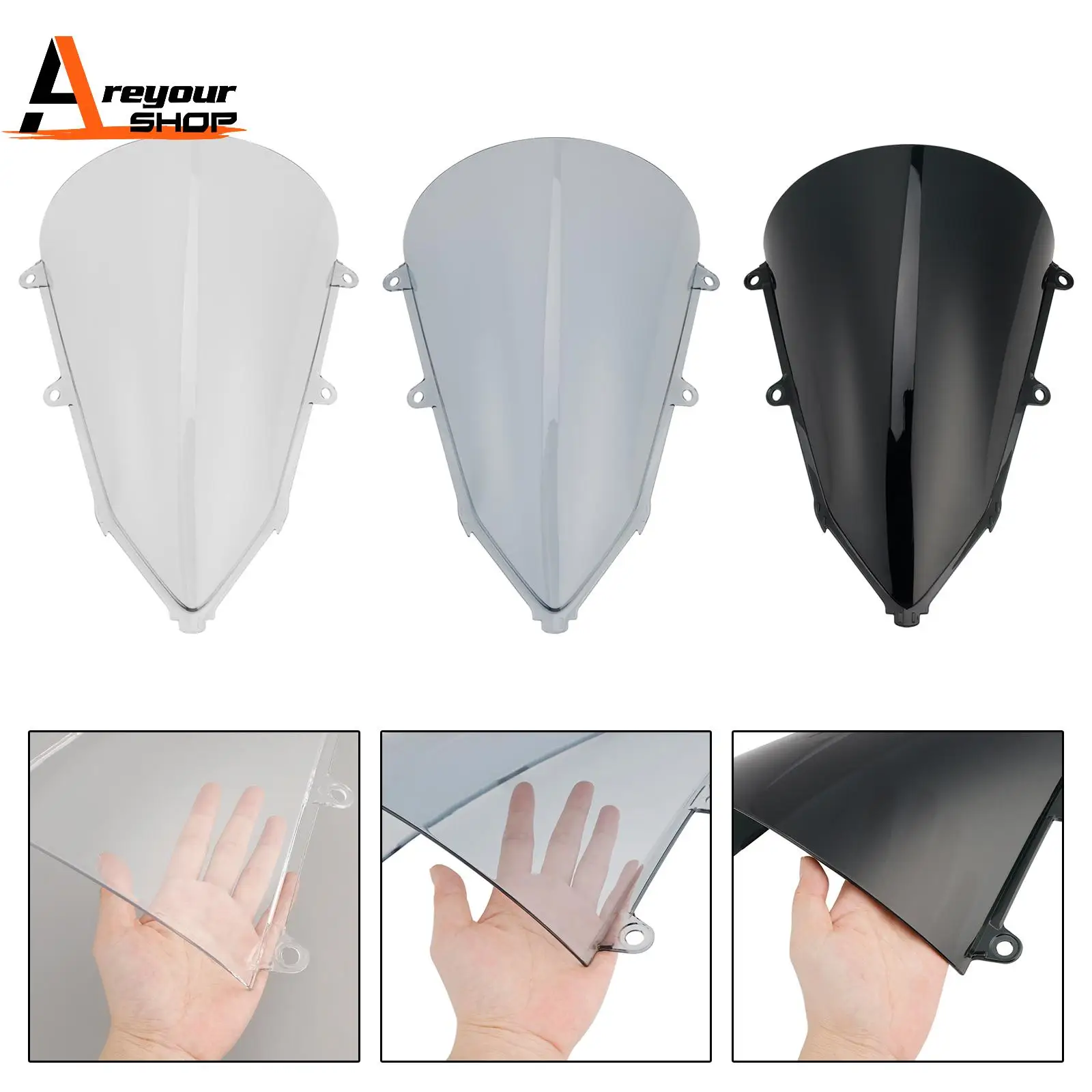

Windshield WindScreen fit for HONDA CBR650R 2019-2024