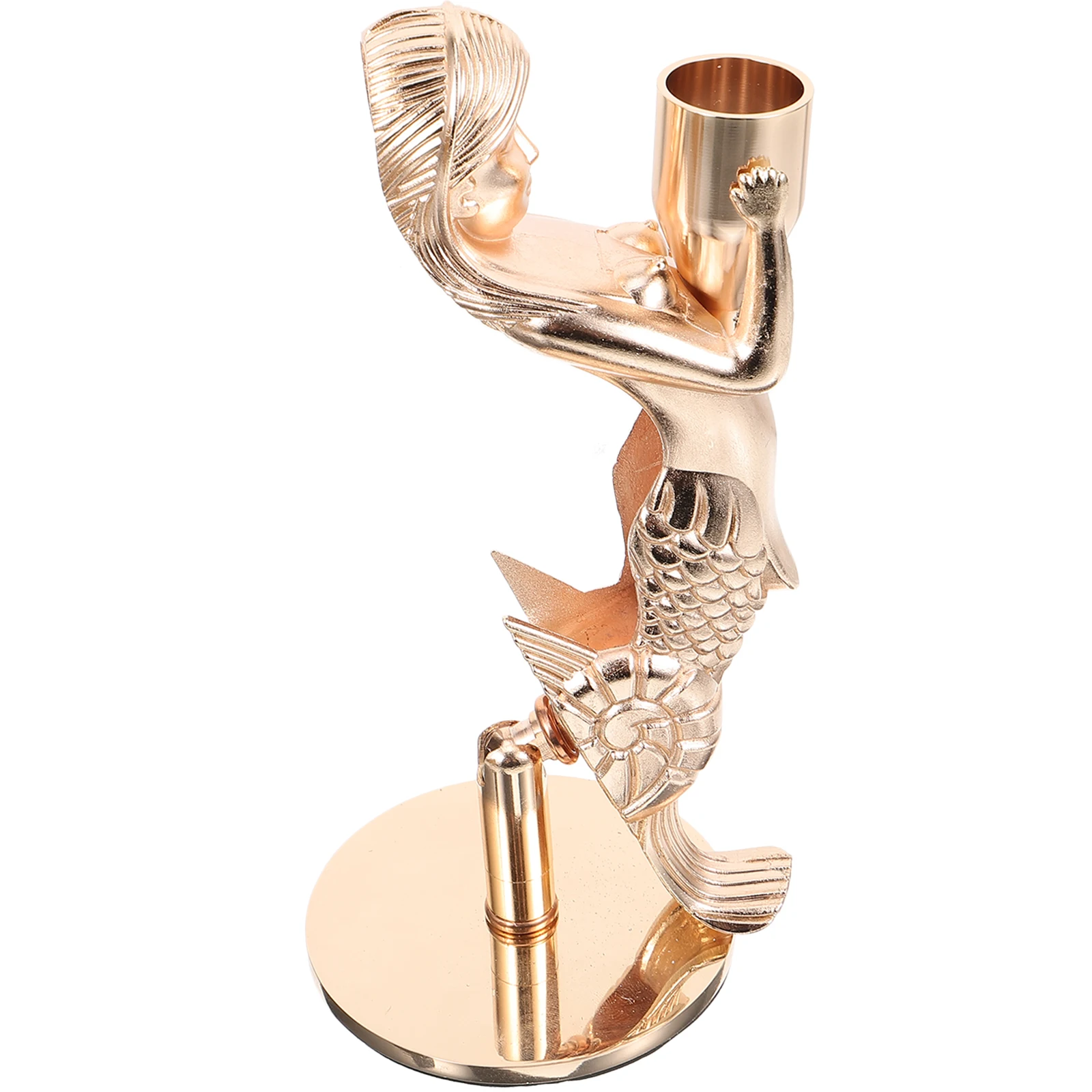 

Elegant Metal Holder Gold Decorative Candlestick For Wedding Party Banquet Tabletop Centerpiece Home Decoration Romantic