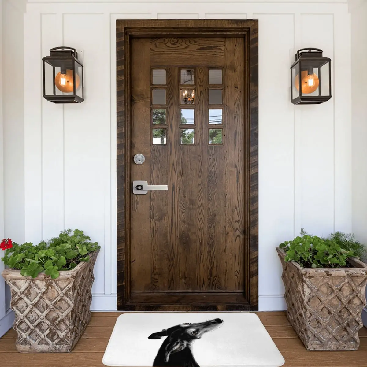 Greyhound Dog Bathroom Mat Always There White Doormat Living Room Carpet Entrance Door Rug Home Decor