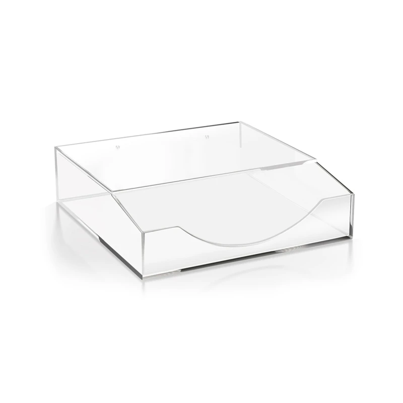 

Paper Plate Dispenser Sturdy Acrylic Paper Plate Holder Paper Plate Organizer Dispenser For Kitchen Home